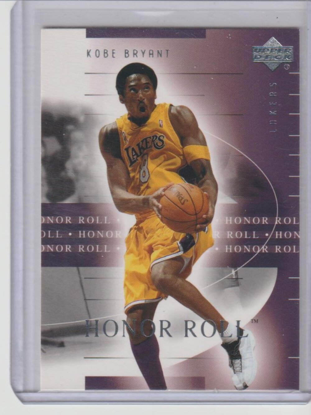 Kobe Bryant 2001-02 Upper Deck Honor Roll Lakers HOF #38
